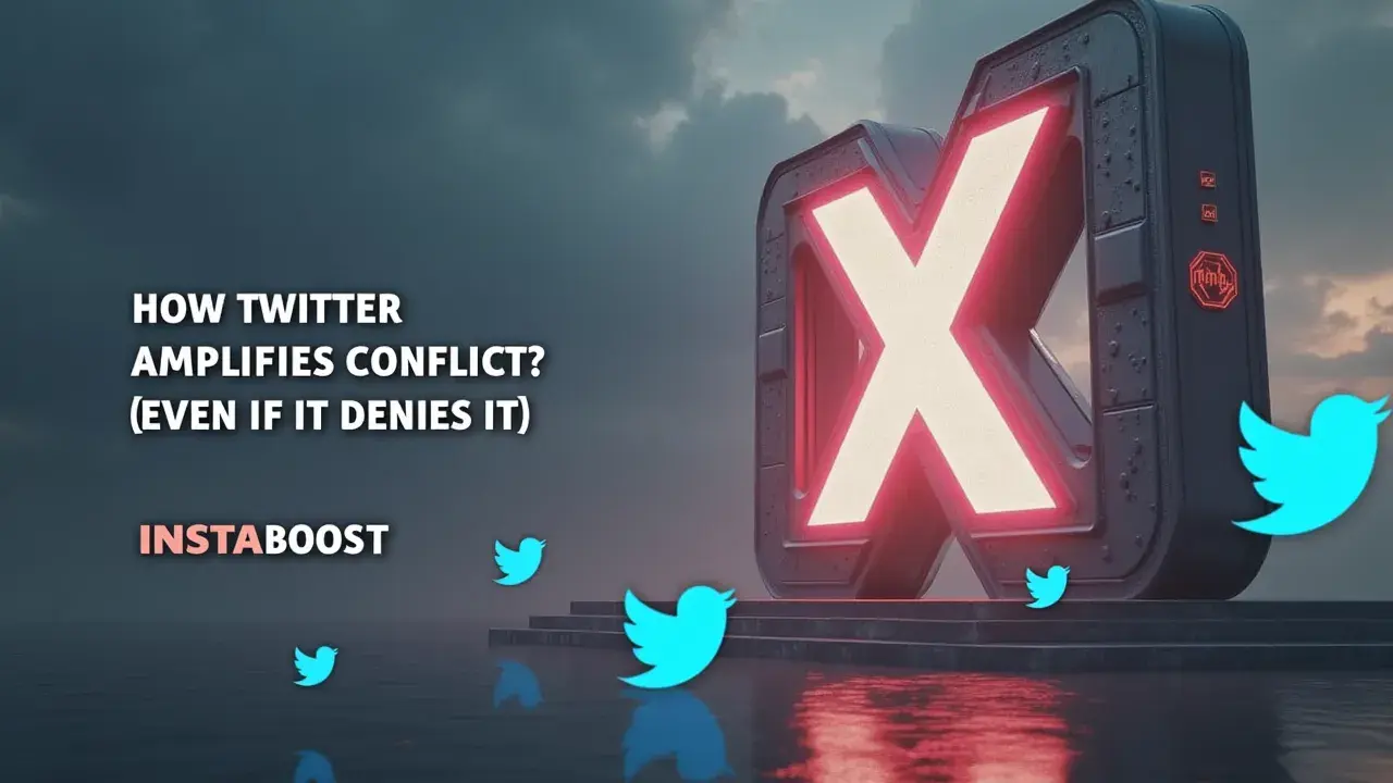 How Twitter Amplifies Conflict? (Even If It Denies It)