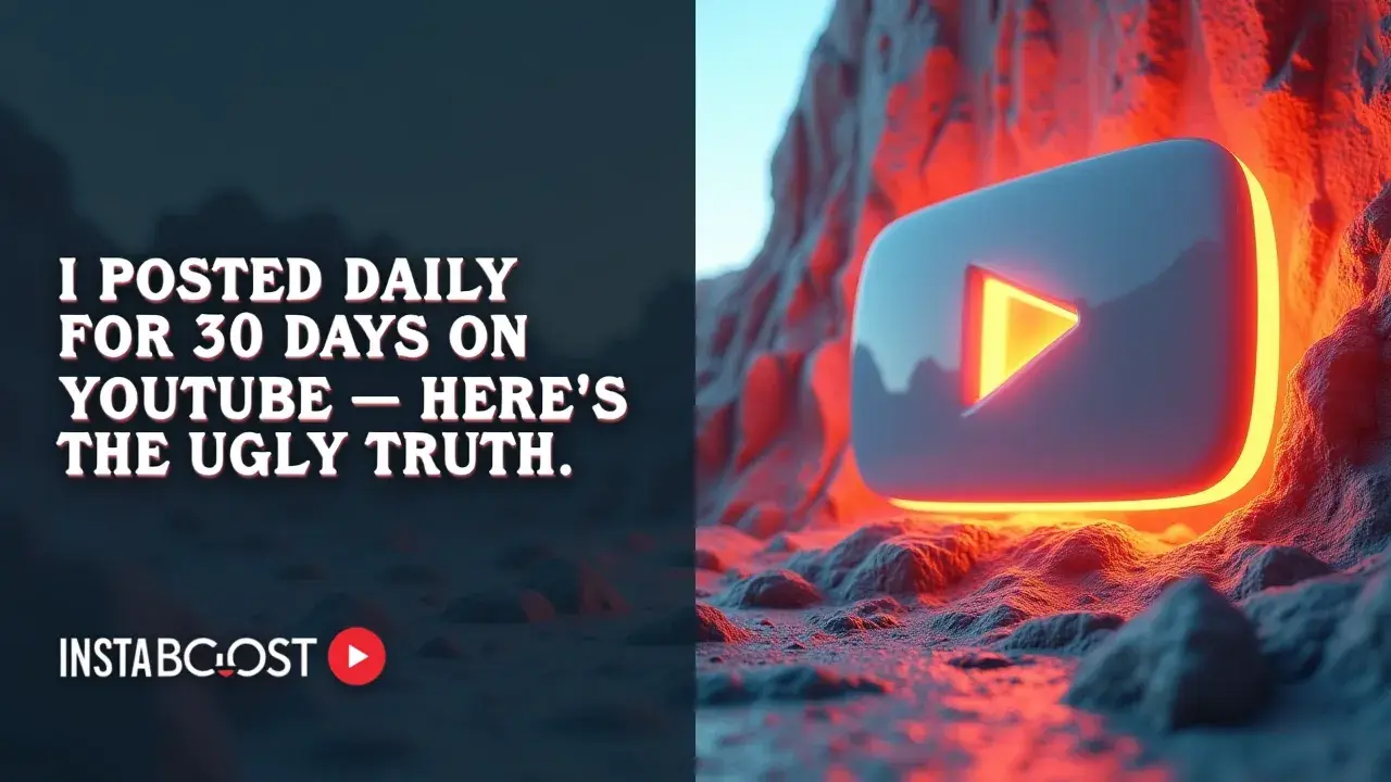 I Posted Daily For 30 Days On Youtube — Here's The Ugly Truth
