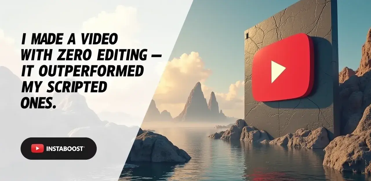 I Made a Video With Zero Editing — It Outperformed Scripted