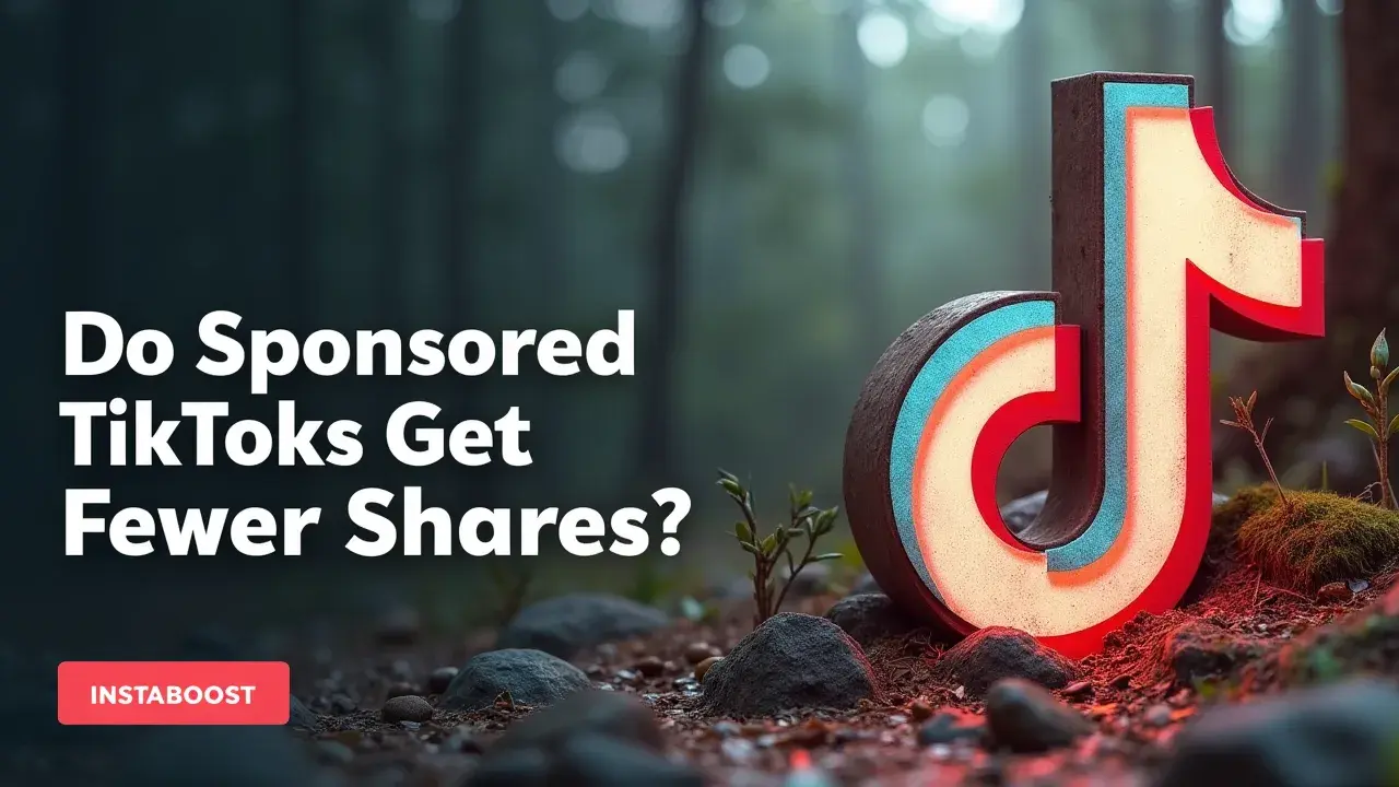Do Sponsored Tiktoks Get Fewer Shares?