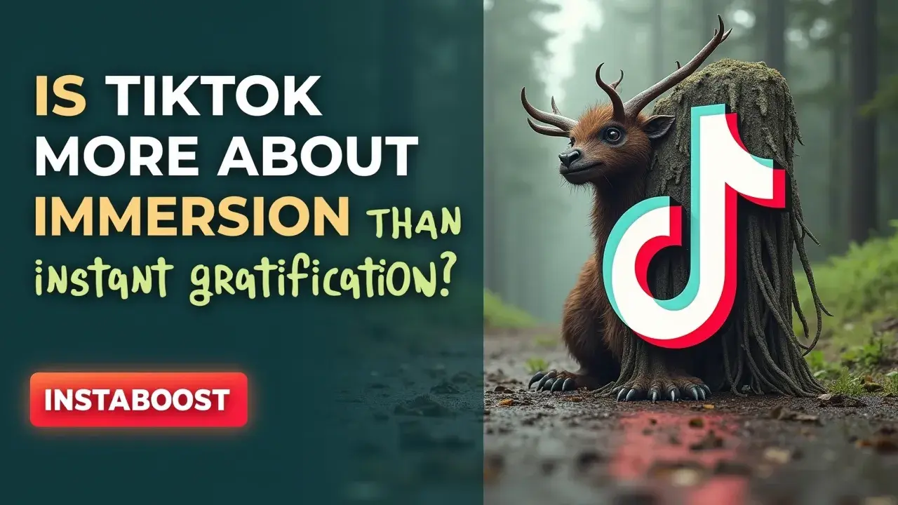 Is Tiktok More About Immersion Than Instant Gratification?